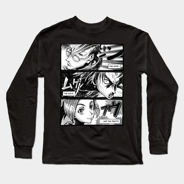 The Good, the Wild & the Pretty - manga Long Sleeve T-Shirt by Krobilad